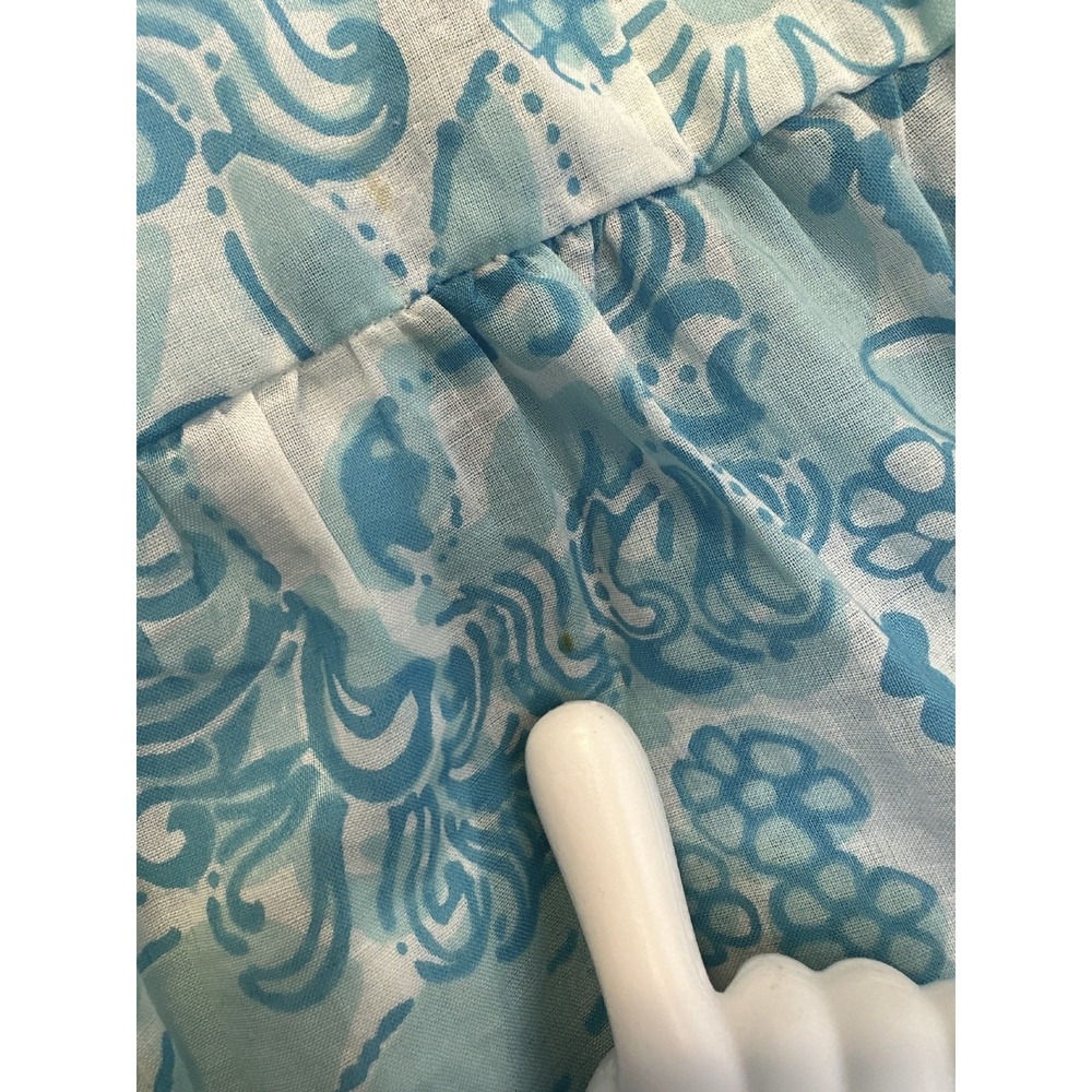 Lilly Pulitzer Tiered Knee Length Shopper Skirt Lion Cotton Size 8 New *Flaws - Picture 9 of 16
